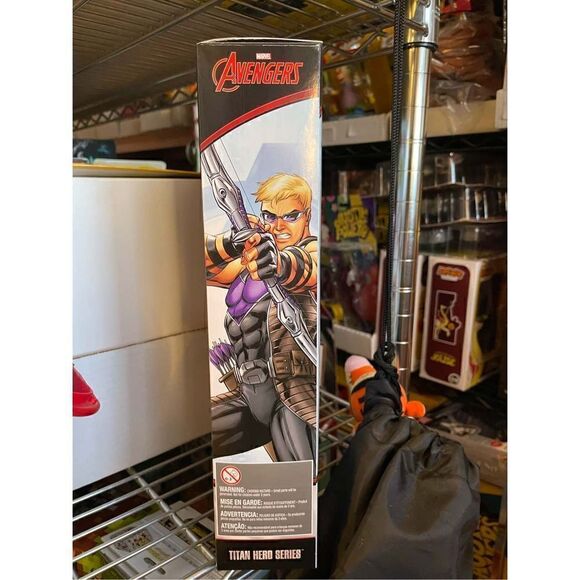 Marvel Legends Hawkeye Action Figure Titan Hero Series Lightening Bow 12" NIB - Picture 3 of 6